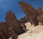 Tour 360° The Hadrien Gate and the Cardo Maximum in Petra 